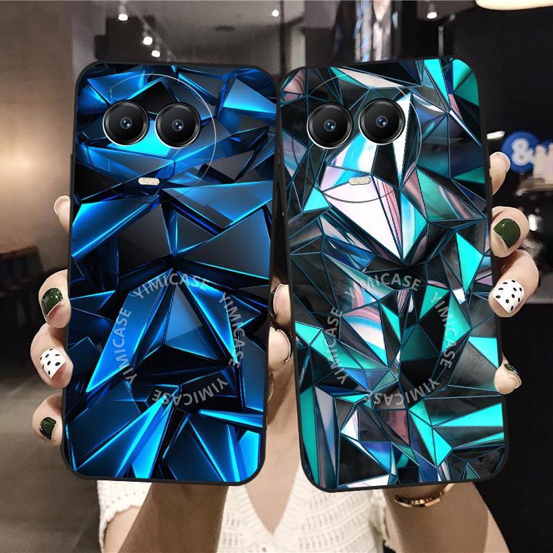 สําหรับRealme 10 10T 11 11X PRO PLUS 4G 5G RMX3630 RMX3661 RMX3612 RMX3780 RMX3770 RMX3771 RMX3740 ฝ