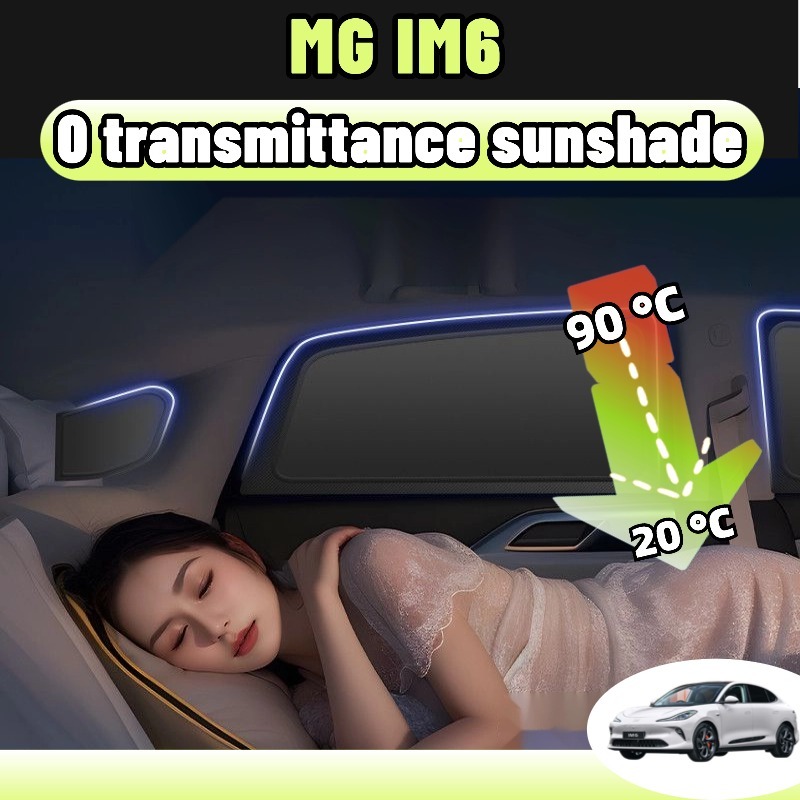 สําหรับ mg im6 ม่านบังแดดรถยนต์ ร่มกันแดด UVPROTECT กันความร้อน6ชั้น หน้าต่างรถยนต์ ฉนวนกันความร้อน ความเป็นส่วนตัว ความยืดหยุ่นสูง ของแต่งรถยนต