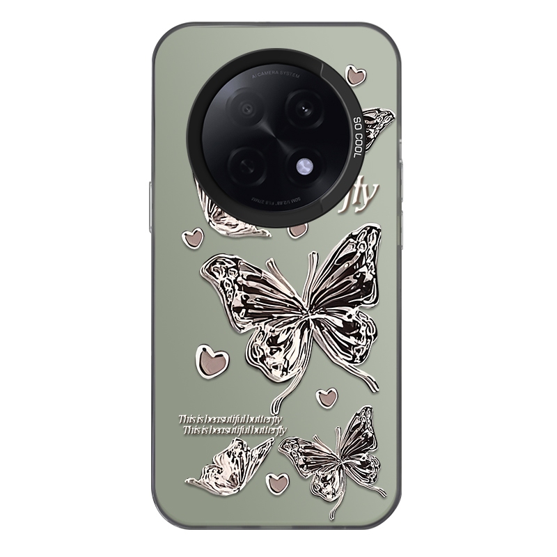 สําหรับOppo F29 Pro/Oppo F29 Pro 5G,น้ําเงินผีเสื้อที่สวยงาม,คุณภาพสูงMatte anti DROPเคสโทรศัพท์IMD