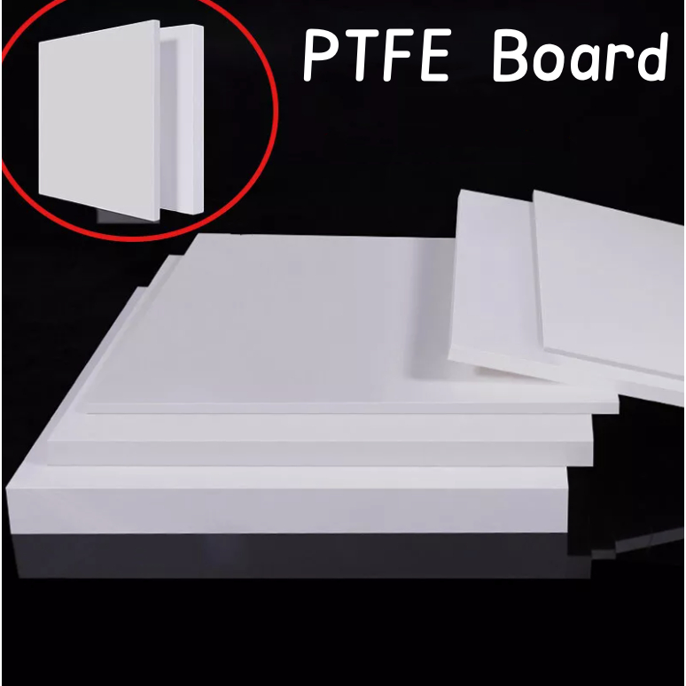 แผ่นเทฟลอนทนความร้อน PTFE แผ่นอุณหภูมิสูงแผ่นพลาสติกสีขาว PTFE Board 500 มม.* 500 มม.ความหนา 0.3 /0.5/1/2 มม.