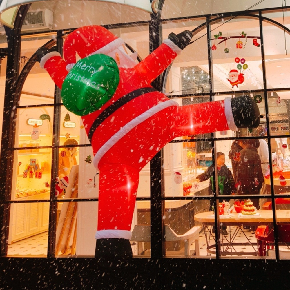 [เพตโซลา] คริสต์มาสพองซานตาคริสต์มาสเทศกาลเครื่องเป่าลมตกแต่งลานกลางแจ้งสําหรับลาน - รูปที่ 7