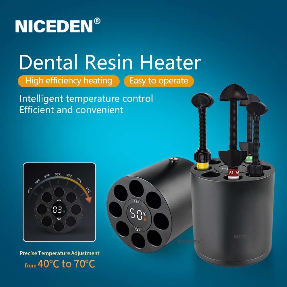 NICEDEN Dental air heating เครื่องทําความร้อนเรซินคอมโพสิตพร้อมจอแสดงผล