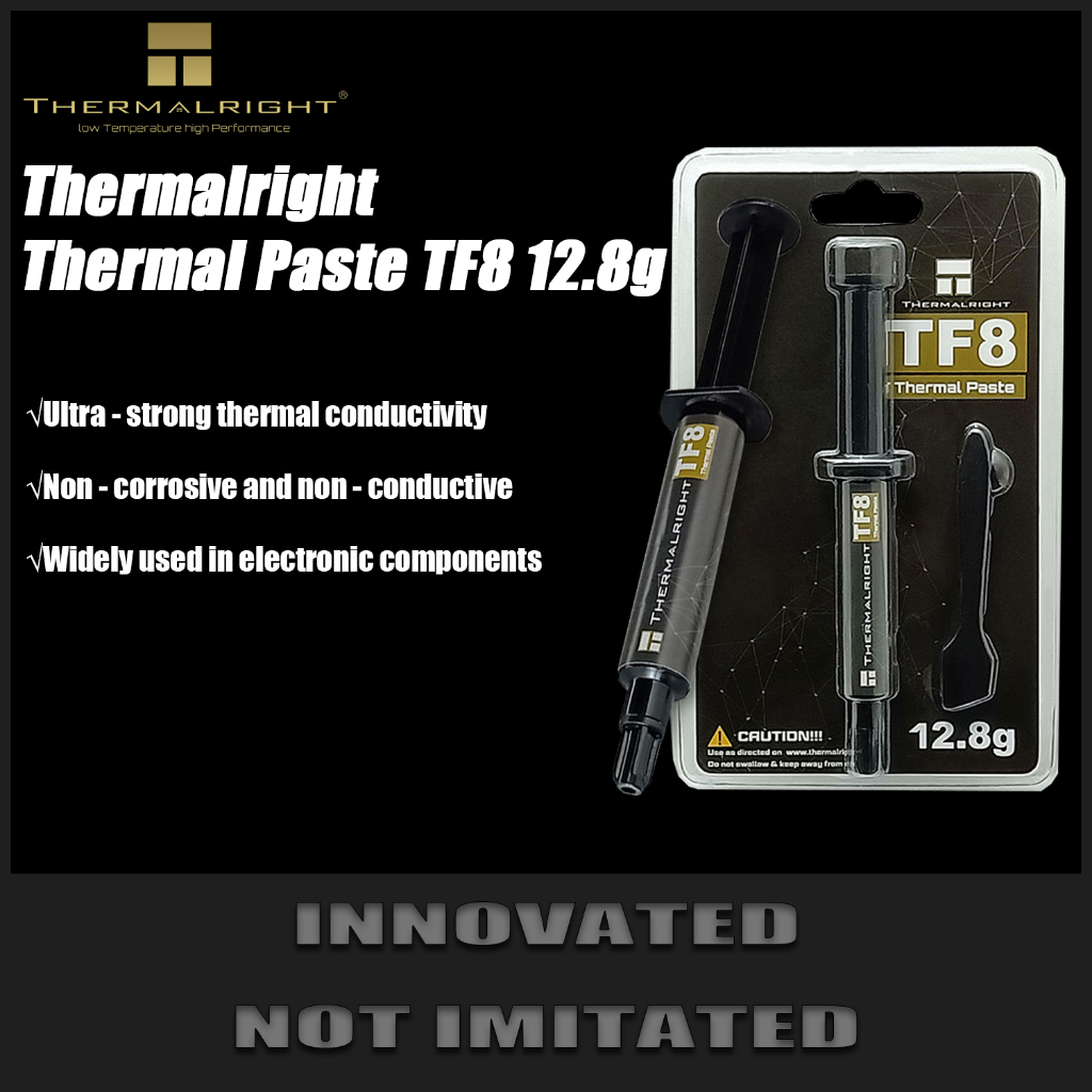 Thermalright TF8 12.8gThermal Paste Thermal Paste สําหรับแล็ปท็อปและเดสก์ท็อปพีซีการนําความร้อน 13.8