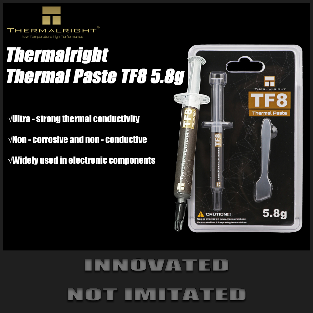 Thermalright TF8 5.8gความร้อนวางสําหรับแล็ปท็อปและพีซีเดสก์ท็อปการนําความร้อน 13.8 W/mK