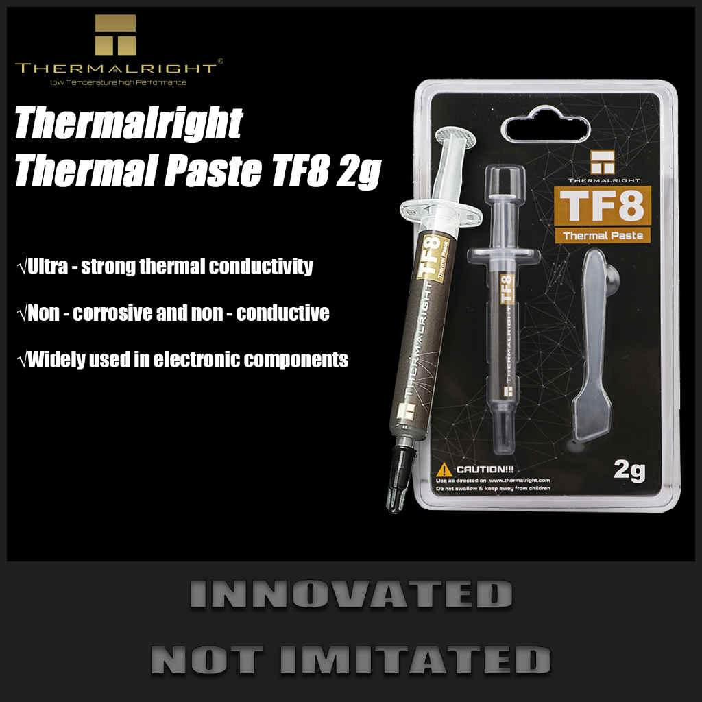 Thermalright TF8 2g Thermal Paste ความร้อนวางสําหรับแล็ปท็อปและเดสก์ท็อปพีซีการนําความร้อน 13.8 W/mK