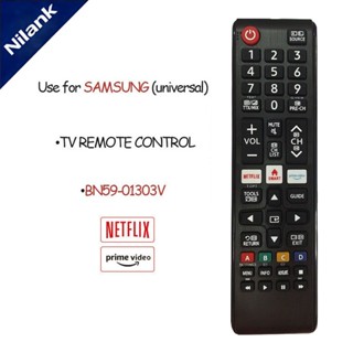NiLANK รีโมทคอนโทรลสากล SAMSUNG LCD สมาร์ททีวี ใช้ได้กับทุกร…