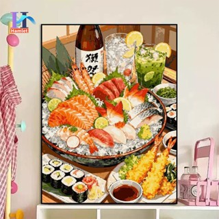 Hamlet40x50ซม.ระบายสีตามตัวเลข,ติดตั้งกรอบเรียบร้อยแล้ว,ภาพร…