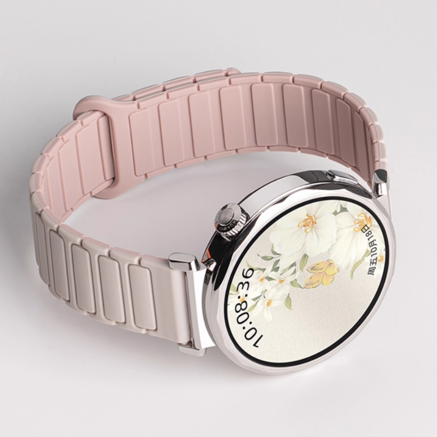 Magnetic Silicone Strap For Huawei watch gt 6 pro สาย Huawei watch gt 6 Strap Rubber Huawei watch GT