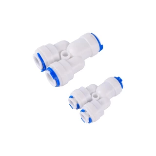 1/4 "3/8" จาก ท่อหลอด Reverse Osmosis Aquarium อุปกรณ์อย่างรวดเร็ว โร ข้อศอกน้ําตรงพลาสติกท่อเชื่อมต่อน้ํา