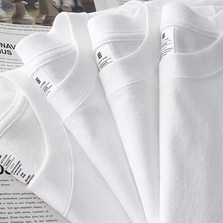 (ผ้าฝ้าย 100%) Luvoro 2025 ORIENTAลวดลาย สีดำ สีขาว เสื้อยืด เสื้อยืดคอกลม oversize T-shirt unisex COD เนื้อผ้านุ่มระบายอากาศดี แขนสั้น ผู้หญิง เสื้อยืดแขนสั้น สไตล์เกาหลี ผ้าฝ้าย วัยผู้ใหญ่ ชุดคู่รัก พิเศษขนาดใหญ่ C1068