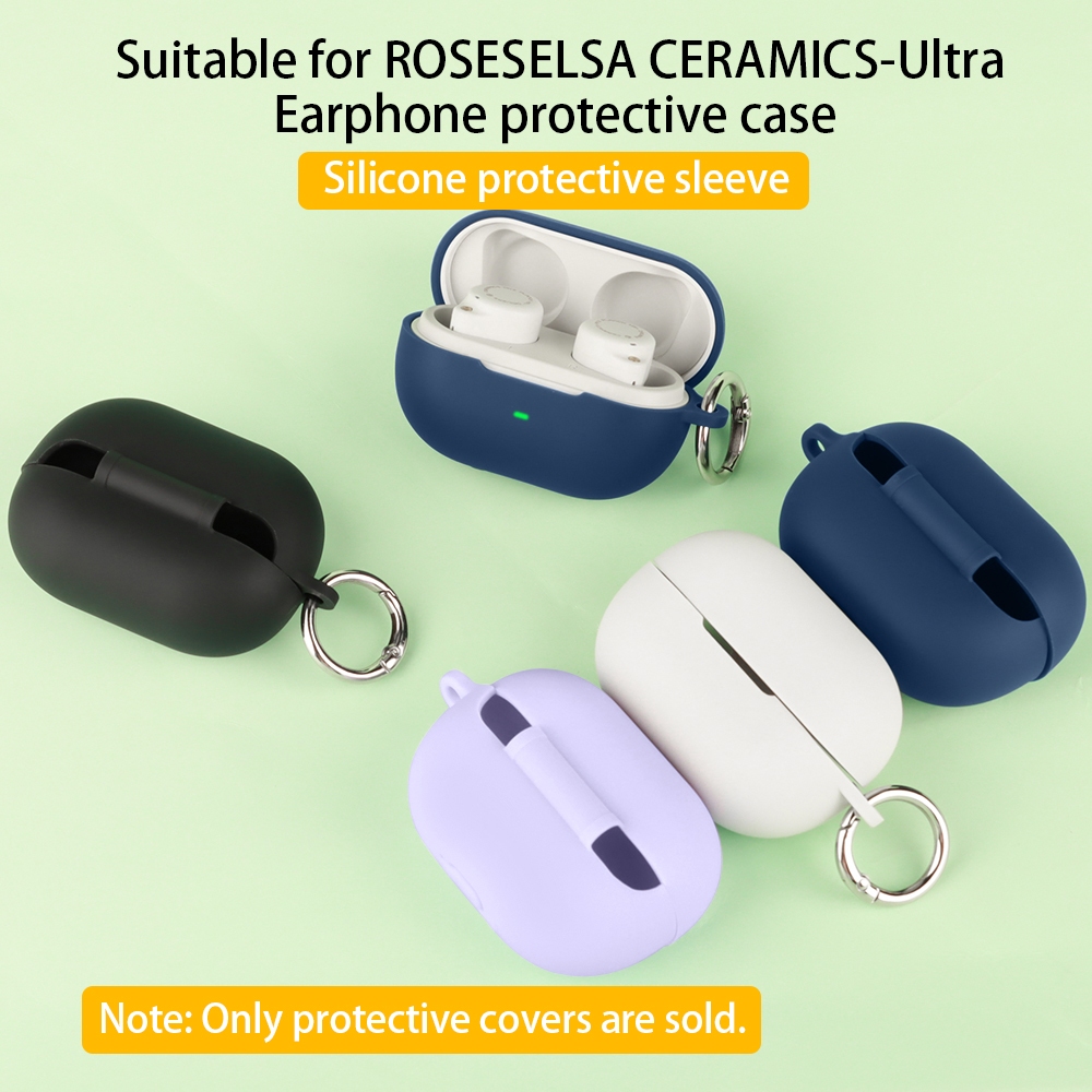 สําหรับ ROSESELSA CERAMICS-Ultra หูฟังป้องกันกรณีซิลิโคนป้องกันการล่มสลายรวมหูฟัง