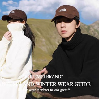 เสื้อสเวตเตอร์คอเต่า EERSHENSHENG สไตล์หลวมๆ สำหรับฤดูใบไม้ร…