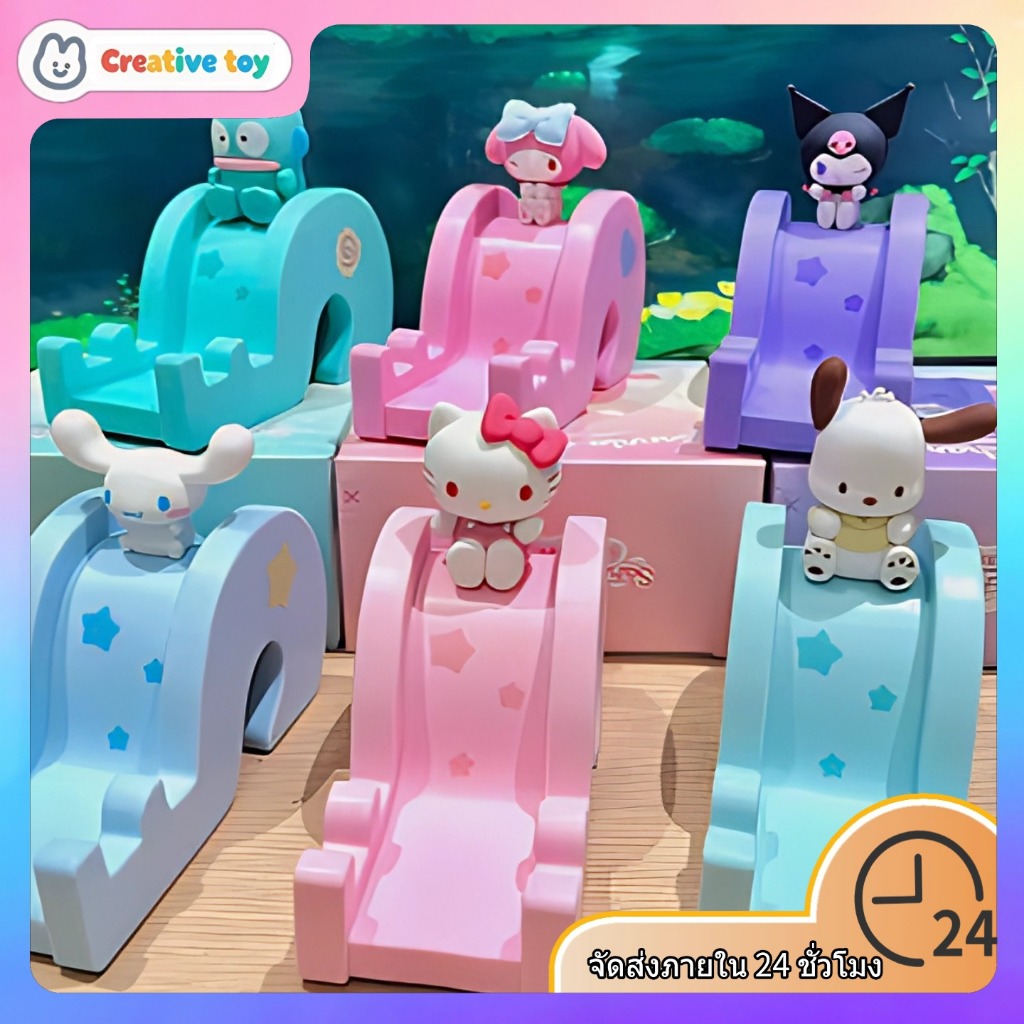 มายเมโลดี้ | ที่วางโทรศัพท์ | ของแท้ Sanrio Slide Phone Holder Series เครื่องประดับ Kuromi Hello Kitty Melody ตุ๊กตาของขวัญ – โปรปัง