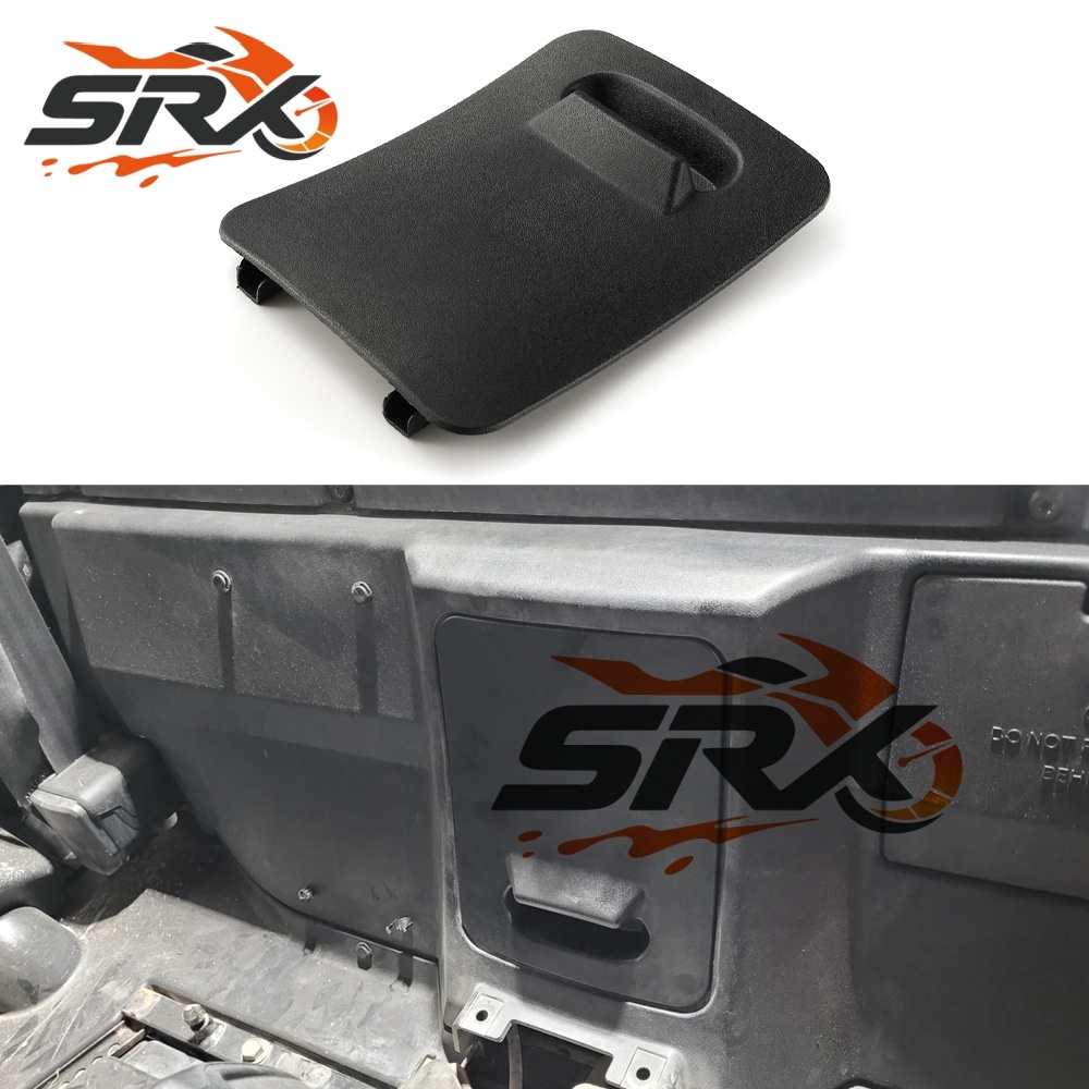 สําหรับ Polaris 5452376-070 สีดําสแควร์เครื่องยนต์เข้าถึงแผงประตูสําหรับ2014-2023 Polaris RZR 4 900ร