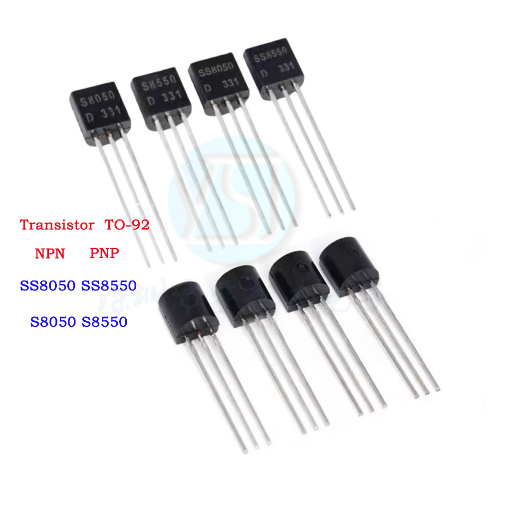 ใหม่ 50pcs ทรานซิสเตอร์ S8050 S8550 SS8050 SS8550 TO-92 8050 NPN 8550 PNP ทรานซิสเตอร์ - BJT Triode 