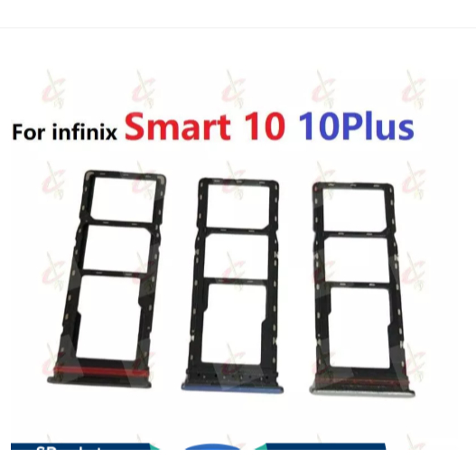 ที่วางถาดซิมการ์ดสําหรับ Infinix Smart 10 Plus X6725 X6725B