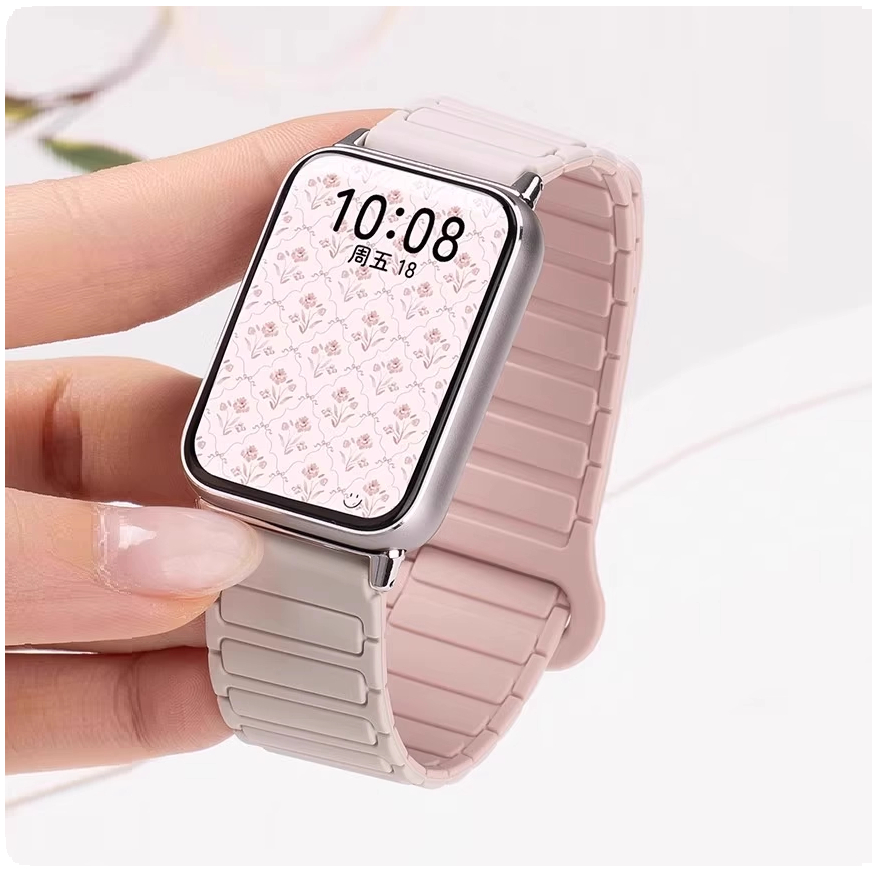 สายนาฬิกาซิลิโคนแม่เหล็กสําหรับ Galaxy Fit 3 สาย Rubber Loop For สาย Samsung Galaxy Fit 3 Strap For 