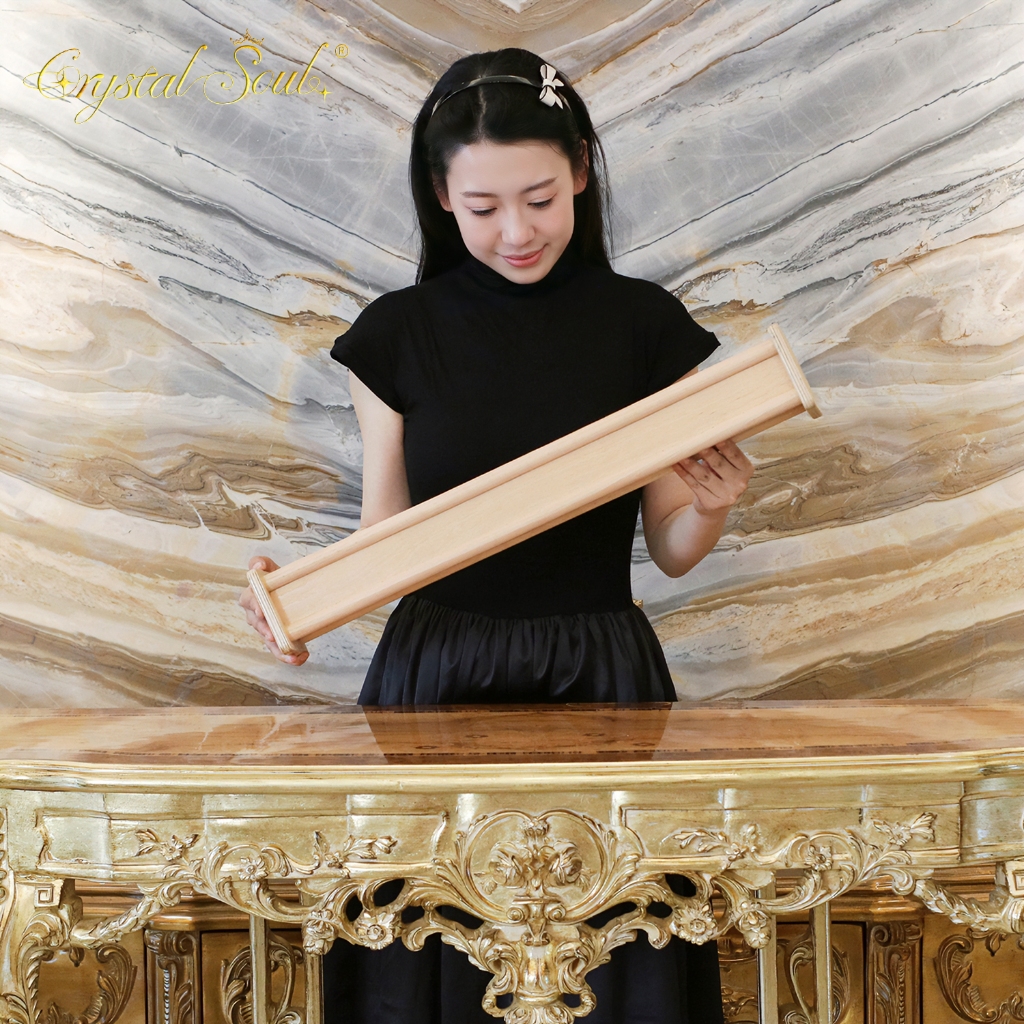 Crystal Soul แท่งฝนไม้ทําด้วยมือล้วนๆ ติดทนนานหนึ่งนาทีสําหรับสมาธิและเสียง Healing - รูปที่ 2