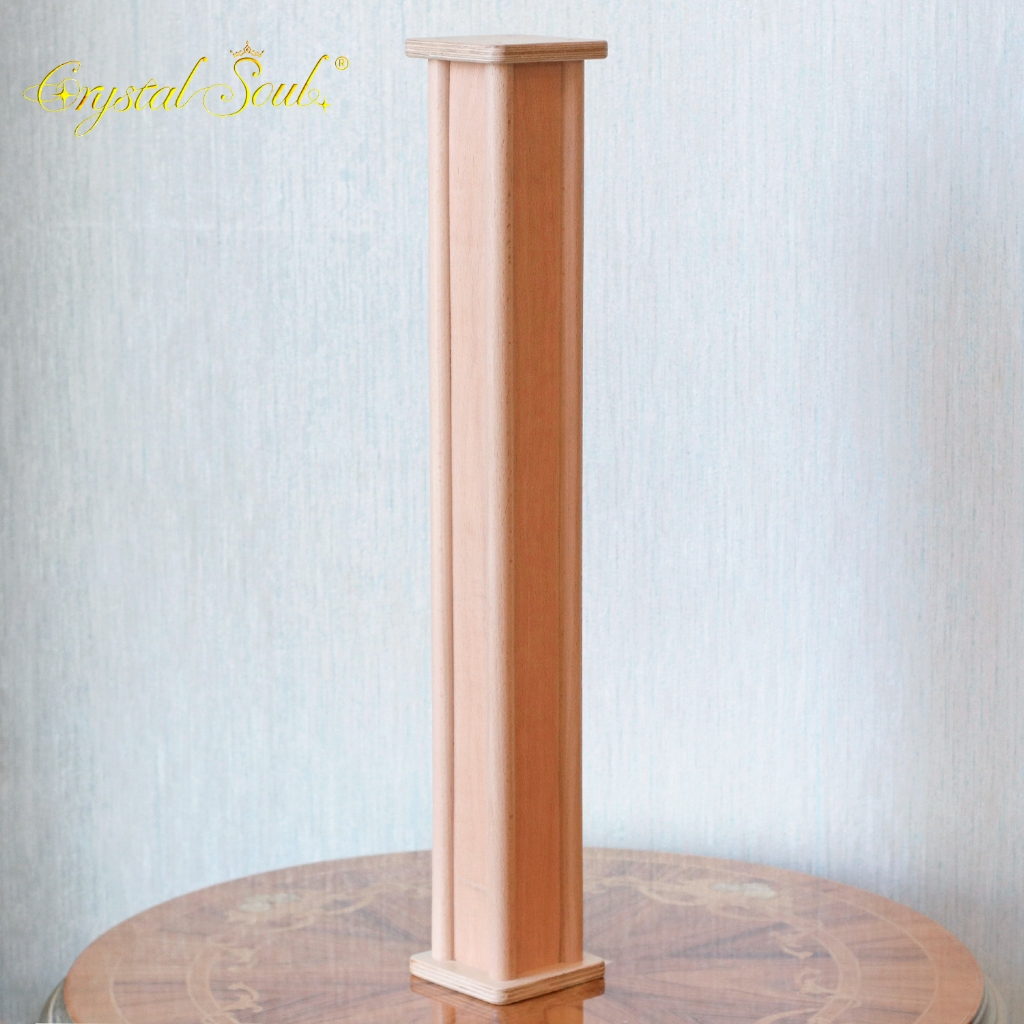 Crystal Soul แท่งฝนไม้ทําด้วยมือล้วนๆ ติดทนนานหนึ่งนาทีสําหรับสมาธิและเสียง Healing