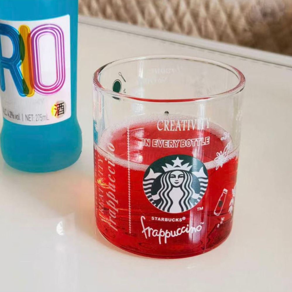 ◆270ml แก้วน้ํา Starbucks ทนความร้อนสูง ลาย Starbucks สําหรับใส่เครื่องดื่ม เบียร์ กาแฟ
