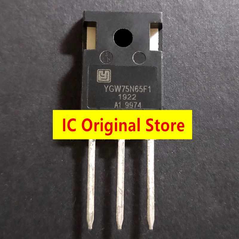 YGW75N65F1 นําเข้า 75A 650V TO-247 75N65 ทั่วไป IGBT หลอดสําหรับเครื่องเชื่อม YGW75N65