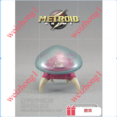 JAKKS JAKKS Galaxy Warrior จํานวนมากตกแต่งตุ๊กตา Alien Enemy METROID METROID