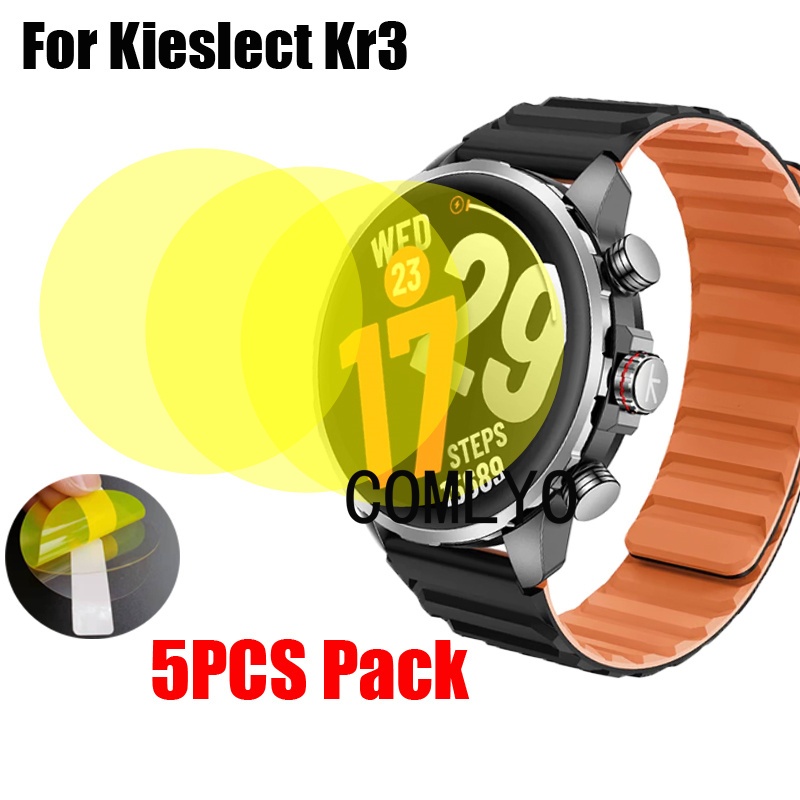 สําหรับ Kieslect Kr3 ป้องกันหน้าจอสมาร์ทวอท์ชฝาครอบบางเฉียบ HD ฟิล์ม TPU