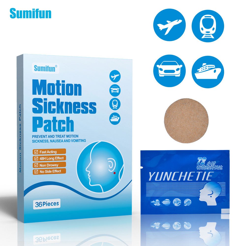 6 ชิ้น Sumifun Ear Area Care Patch Mild Comfort Body Massage Plaster