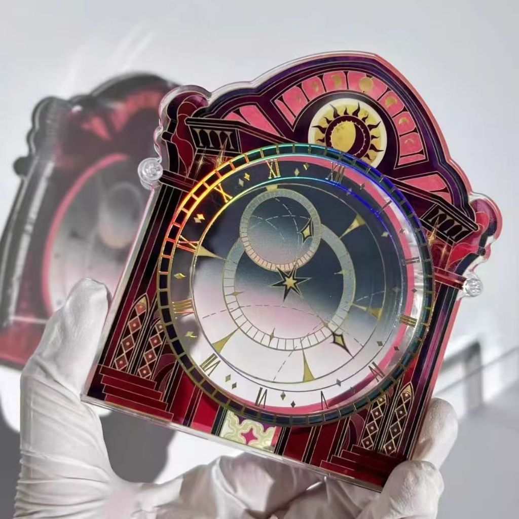 ที่กําหนดเอง Prague Shifen Gumei อะคริลิค Double Flash Badge Storage/Bar Chirp Brick#DM0703#