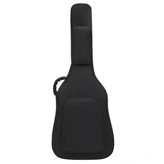 Guitar Bag 41" หนา 12 มิล กระเป๋ากีตาร์โปร่ง ทรงมาตรฐาน ผ้ากันน้ำ มีช่องเก็บของ ด้านล่างมียางรอง