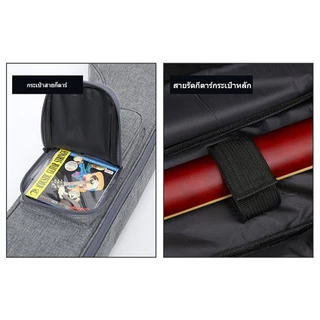 Guitar Bag 41" หนา 12 มิล กระเป๋ากีตาร์โปร่ง ทรงมาตรฐาน ผ้ากันน้ำ มีช่องเก็บของ ด้านล่างมียางรอง
