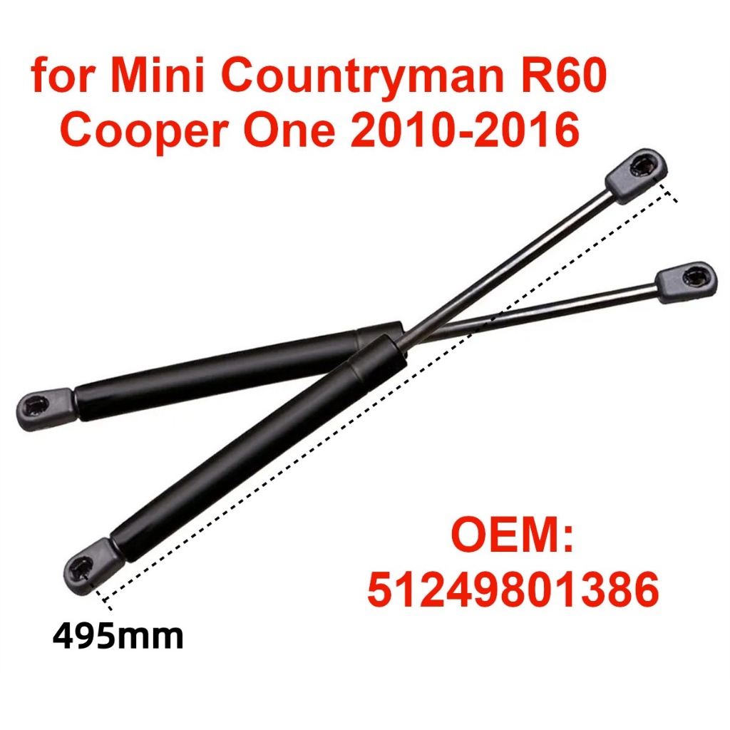 2ชิ้น 51249801386 สําหรับ Mini Countryman R60 Cooper S One D 2010-2016 รถด้านหลัง Boot Tailgate แก๊ส Struts Lift สนับสนุน Rods