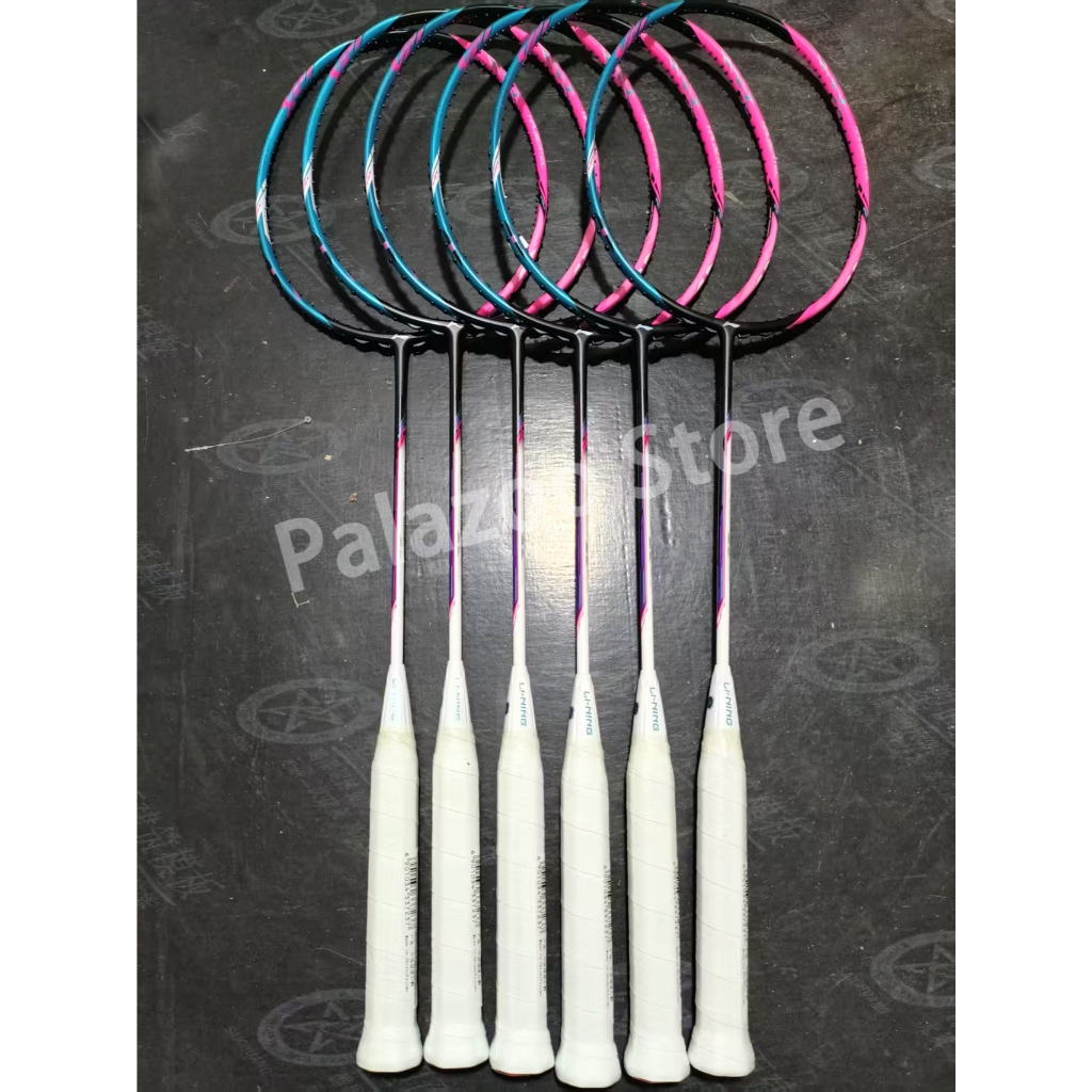 【จัดส่งในวันเดียวกัน】LINING ไม้แบดมินตัน HALBERTEC 8000 ไม้แบดมินตันที่ระลึกลายเซ็น FU Haifeng 4UG5 
