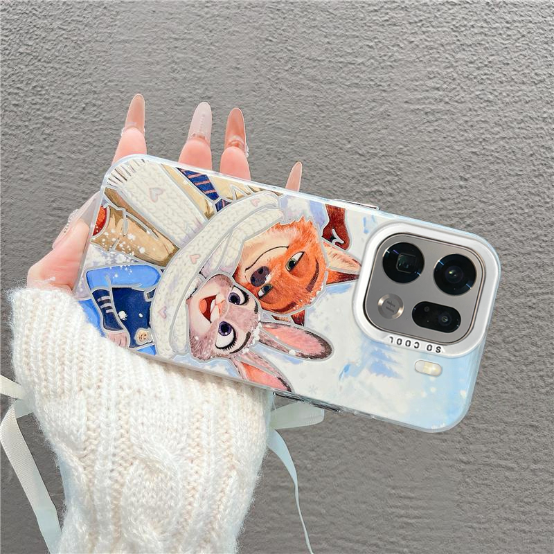 เคส OPPO Find X9 เคส OPPO Find X9 Pro เคสการ์ตูนสุดน่ารัก Zootopia Judy Nick คู่รัก กันกระแทก ขอบซิลิโคนอ่อนนุ่ม สัมผัสด้าน สำหรับผู้หญิง ผู้ชาย นักเรียน - รูปที่ 2