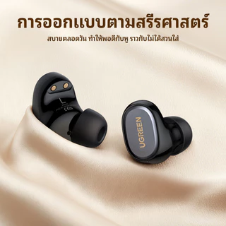 UGREEN Dots Bluetooth 6.0 หูฟัง TWS 2 ไมค์รองรับ AAC/SBC Audio Codecs Hi-Pure Sound Spatial Audio Latency ต่ํา App ควบคุมหูฟังไร้สาย
