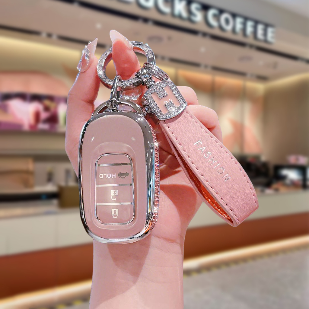 เคสกุญแจรีโมทรถยนต์ สําหรับ Honda Civic RS FE HRV 2024 2025 Accord CRV G6 ของแต่งรถยนต์ พวงกุญแจ