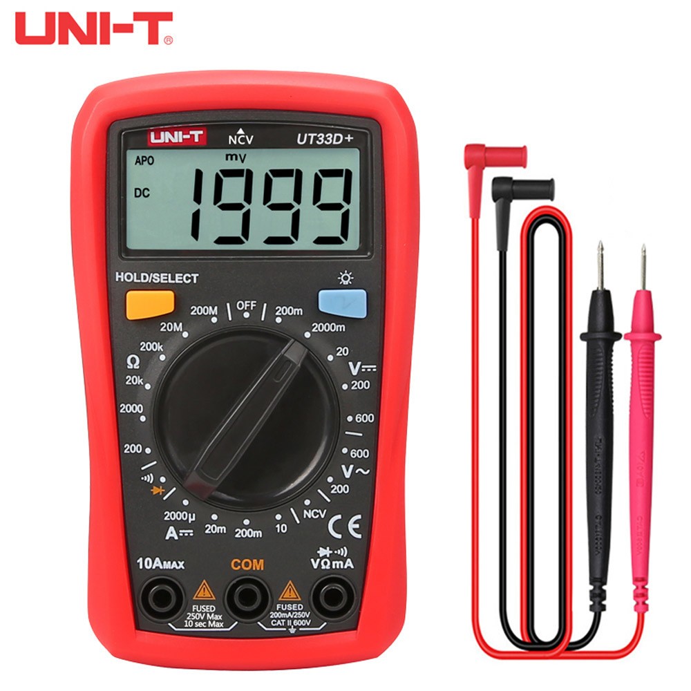 UNI-T UT33A+UT33B+UT33C+UT33D+พ็อกเก็ตมัลติมิเตอร์แบบดิจิตอล