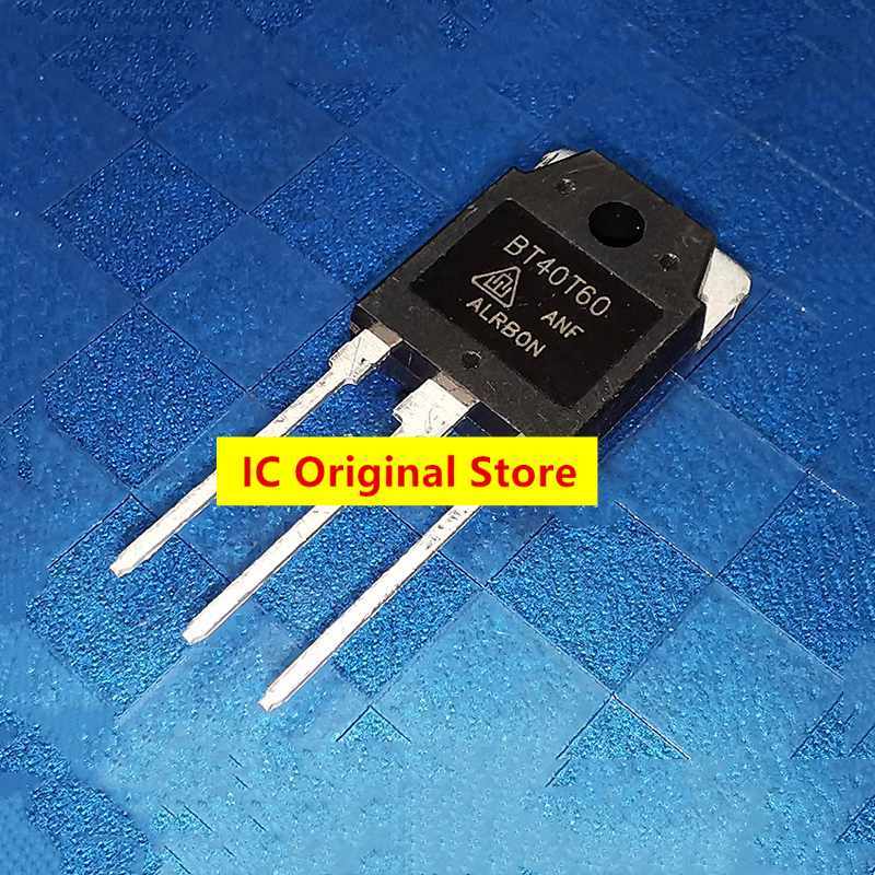 BT40T60 นําเข้า IGBT Field Effect Tube สําหรับอินเวอร์เตอร์เครื่องเชื่อม 40T60 TO-3P BT40T60ANFK