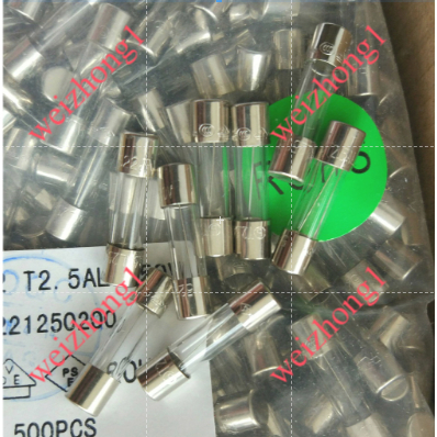 552 t2.5al 250V 5 * 20 2.5A ฟิวส์หน่วงเวลา t2.5a 20