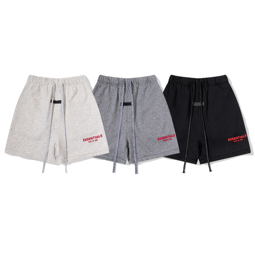❤❤ High Street พิมพ์ตัวอักษรกางเกงขาสั้นกีฬาลําลอง Fear of god กางเกงขาสั้น