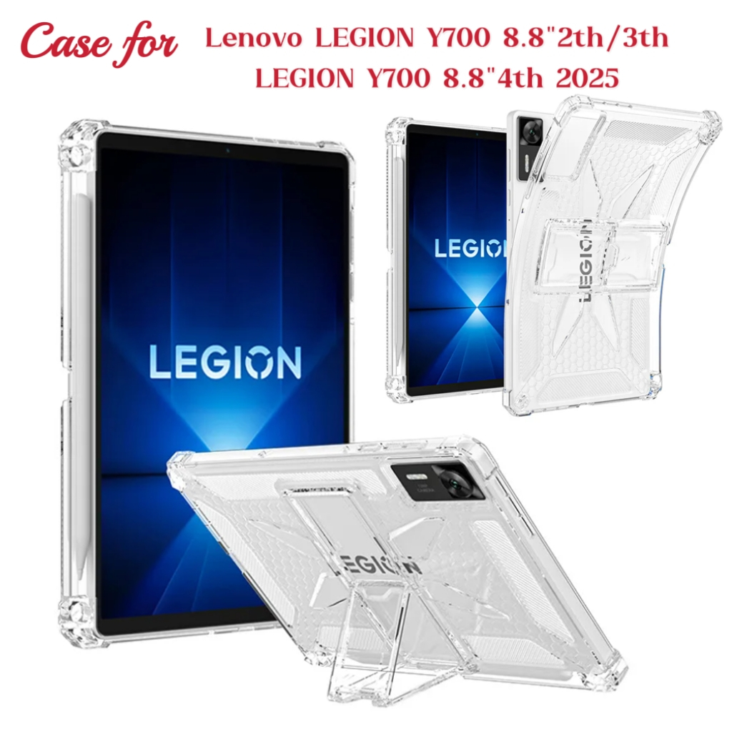 สําหรับ Lenovo LEGION Y700 2th/3th กรณี 4th 2025 รุ่น 8.8 นิ้ว TB322FC พร้อมที่ใส่ดินสอ Air-bags ป้อ