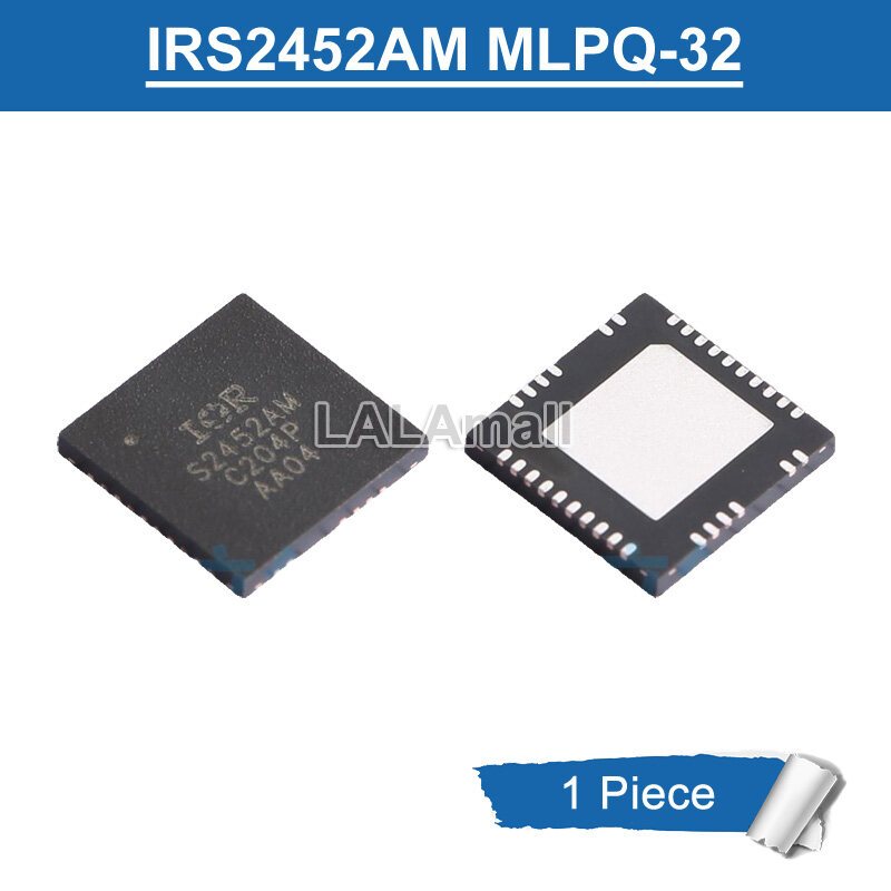 1 ชิ้น IRS2452AM S2452AM MLPQ-32 Class-D Audio IC ชิปใหม่เดิม