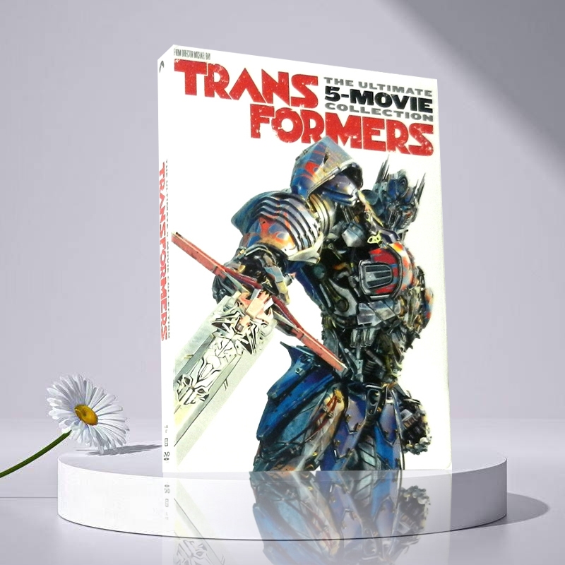 การ์ตูนต้นฉบับ Transformers DVD ภาพยนตร์ Transformers สุดยอด 1-5 ภาพยนตร์ 5DVD HD คอลเลกชันละครอเมริ