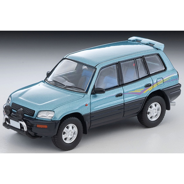 Tomytec Tomica Limited Vintage NEO LV-N354b Toyota RAV4L V (สีฟ้าอ่อน/เทา) 1995 รุ่น Diecast Scale M