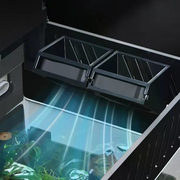 พัดลมระบายความร้อนตู้ปลา Xiaomi ล้อมรอบอย่างเต็มที่วงเล็บเพิ่มความสูง Cooling Defogging อัพเกรดอุปกรณ์เสริมดัดแปลงสําหรับถังปลารุ่นแรก