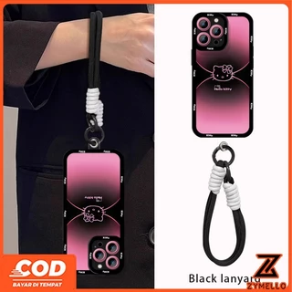 สําหรับ OPPO Reno16F 16Pro 15F 15ProMax 14F 14Pro 13F 13Pro 12F 12Pro 11F 11Pro 10Pro 8T 8Z 7Z 6Z การ์ตูนสีชมพู Hello Kitty สีม่วง Kuromi Anti-drop TPU P