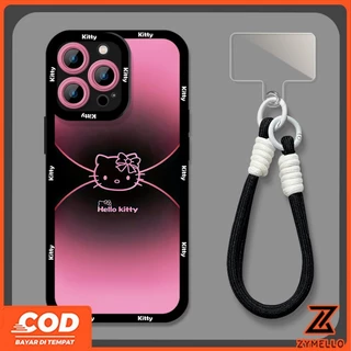 สําหรับ OPPO Reno16F 16Pro 15F 15ProMax 14F 14Pro 13F 13Pro 12F 12Pro 11F 11Pro 10Pro 8T 8Z 7Z 6Z การ์ตูนสีชมพู Hello Kitty สีม่วง Kuromi Anti-drop TPU P