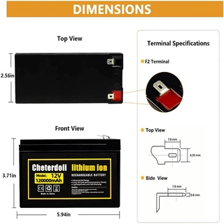 lithium battery 12v 120AH แบตเตอรี่พลังงานแสงอาทิตย์ Built in BMS Protection โมดูลชาร์จแบตเตอรี่ 18650