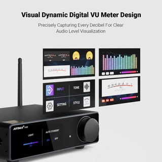 AIYIMA A80 เครื่องขยายเสียงสเตอริโอ HiRes TPA3255 DAC บลูทูธ PFFB 300Wx2 Class D 2.0 Digital Amp