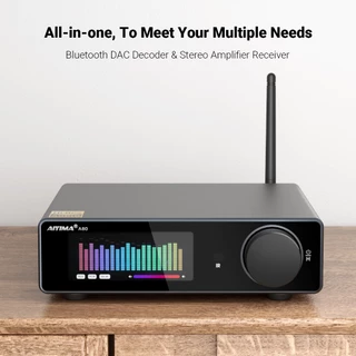 AIYIMA A80 เครื่องขยายเสียงสเตอริโอ HiRes TPA3255 DAC บลูทูธ PFFB 300Wx2 Class D 2.0 Digital Amp